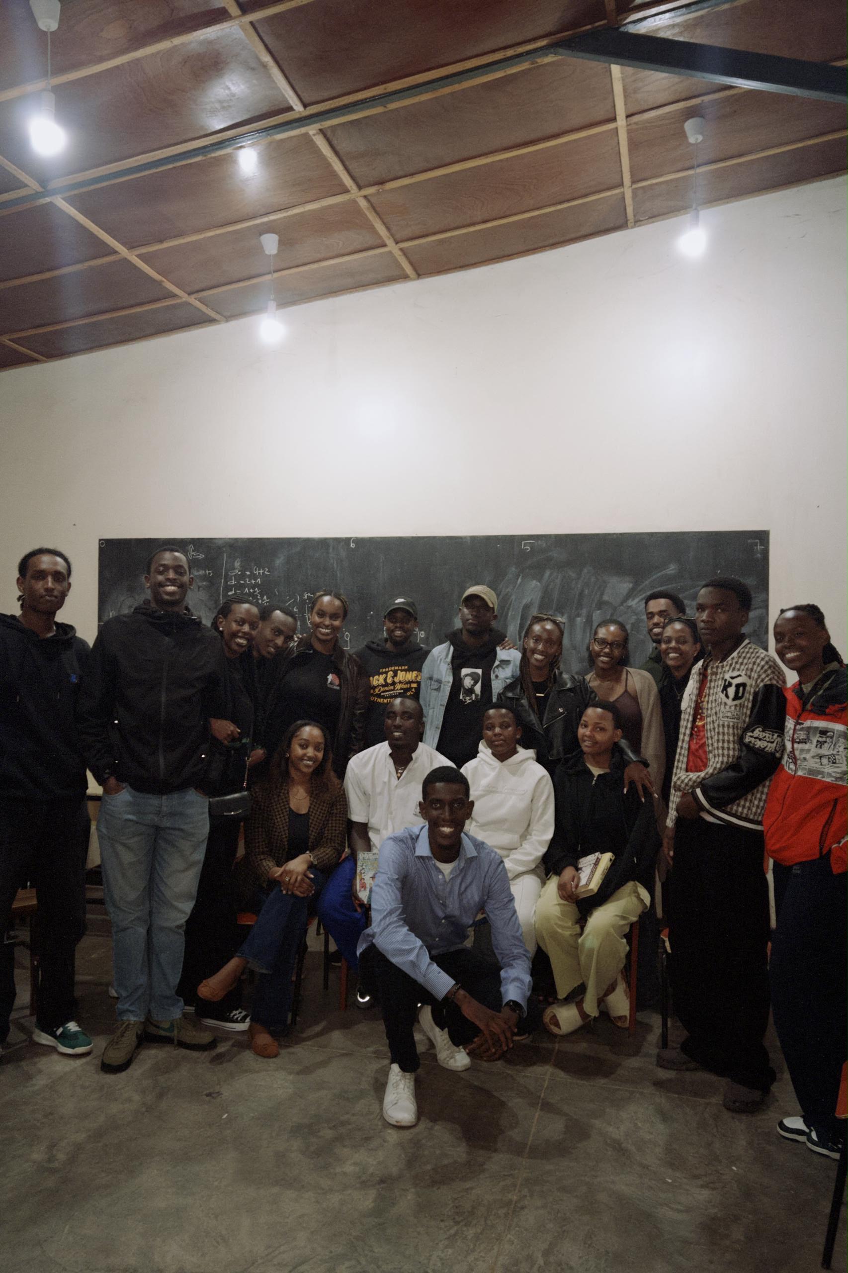Students at school — supported by the Goal Diggers scholarship program.
